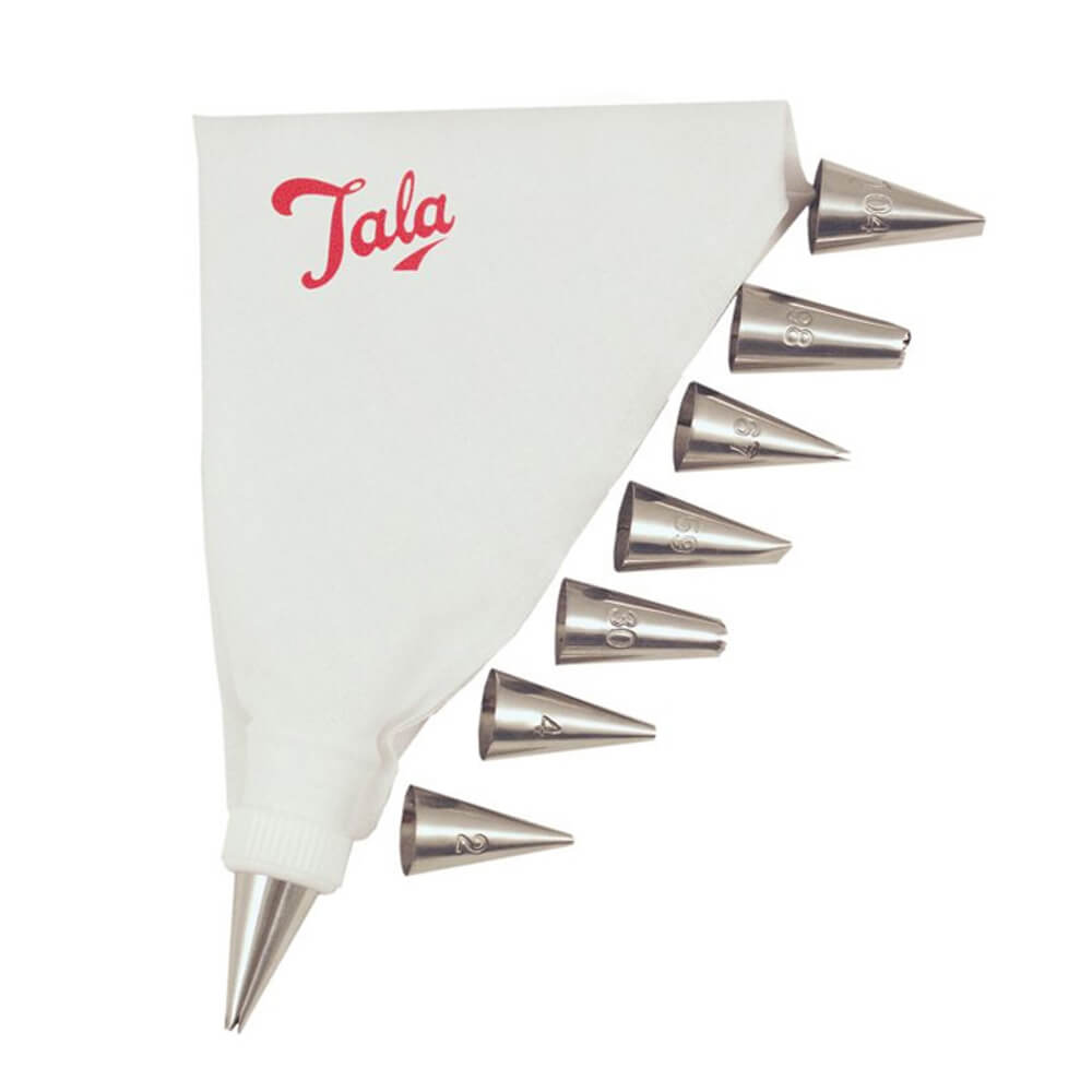 Tala Icing Bag Set with 8 Nozzles